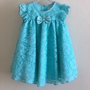 Turquoise/Aqua Dress 18M